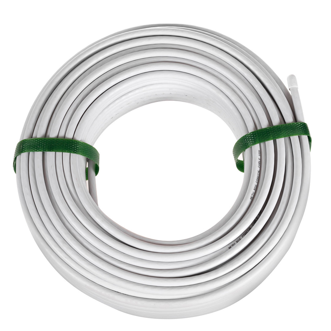 Koaxiální kabel RG6 50M Maclean MCTV-471 1,02CU + 4,8FPE + CU / P + 32 * 0,12CU + 6,8PVC