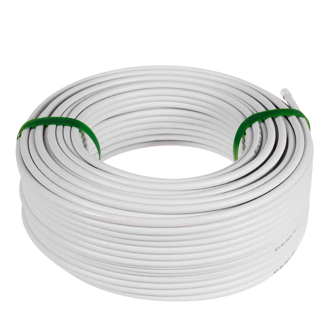 Koaxiální kabel RG6 100M Maclean MCTV-472 1,02CU + 4,8FPE + CU / P + 32 * 0,12CU + 6,8PVC