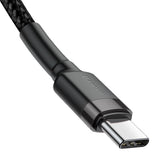 Kabel USB typu C 1m nabití blesku PD 60W 20V 3A QC3.0 Kavárna řady BASEUS