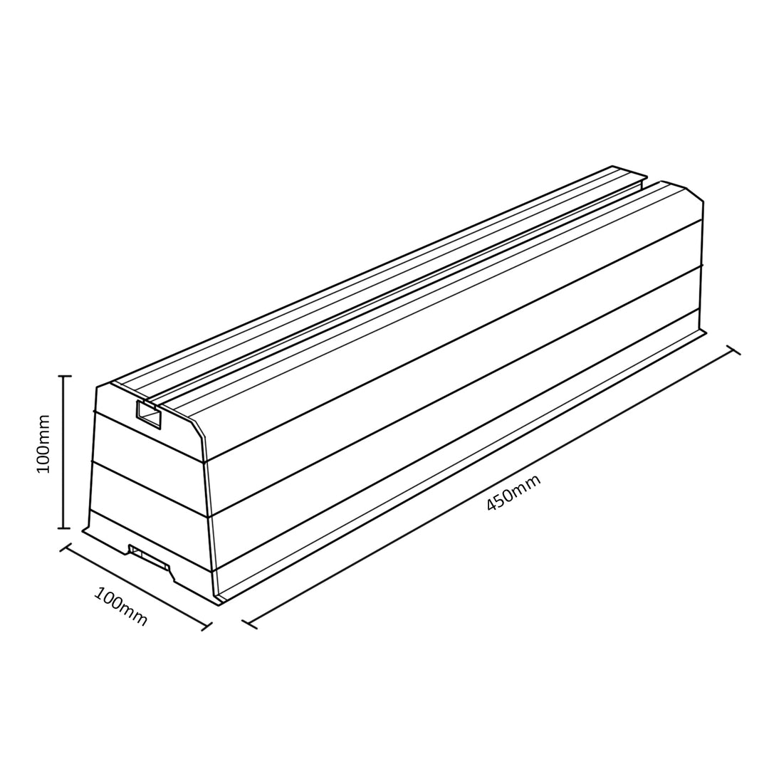 Montáž držáku na základnu do klimatizace MC-863 do 100 kg délky ramene 450 mm PVC sada 2 ks