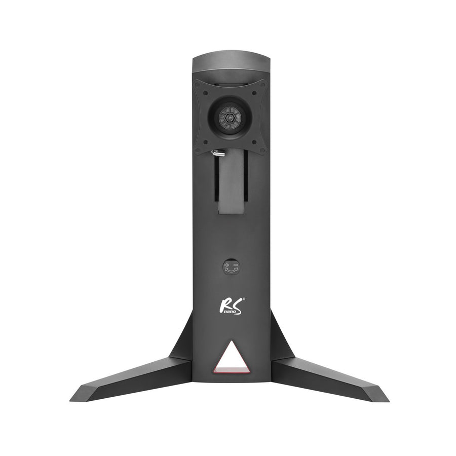 Stojan na monitor, volně stojící, protizávaží, hra NanoRS RS110 17-32 "8 kg VESA 75x75 a 100x100, 2xUSB 3.0, konektor pro sluchátka a mikrofon