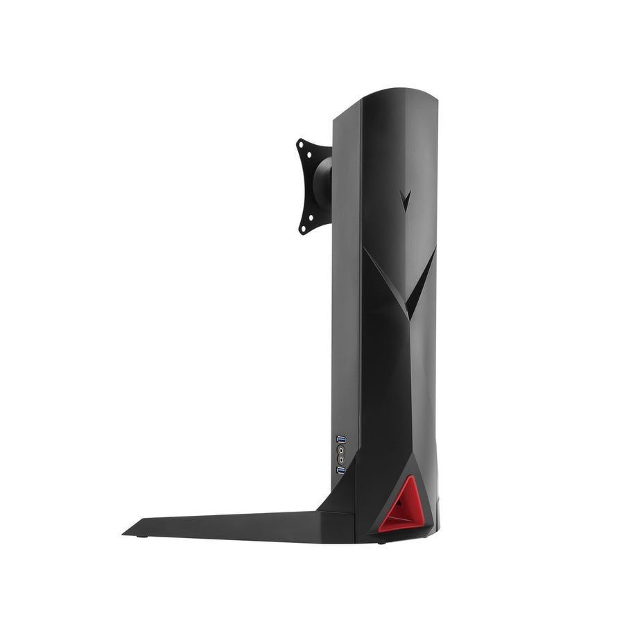 Stojan na monitor, volně stojící, protizávaží, hra NanoRS RS110 17-32 "8 kg VESA 75x75 a 100x100, 2xUSB 3.0, konektor pro sluchátka a mikrofon