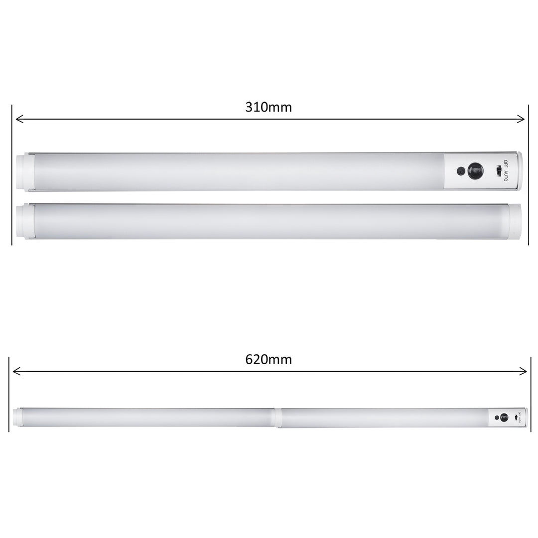 Lineární LED lampa, sada 2 modulů s dálkovým ovládáním a napájením Maclean Energy MCE245 - maximálně 4 moduly na jednom napájení