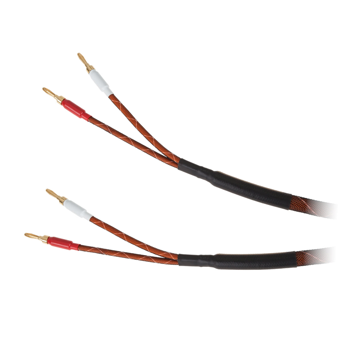 Kabel reproduktorů Kruger & Matz 3,0 m (banánové zástrčky)