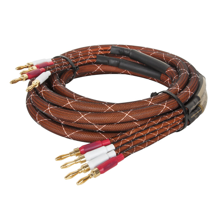 Kabel reproduktorů Kruger & Matz 3,0 m (banánové zástrčky)