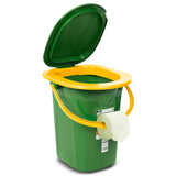 Turistická toaleta GreenBlue GB320GO tmavě zelená-oranžová 19L