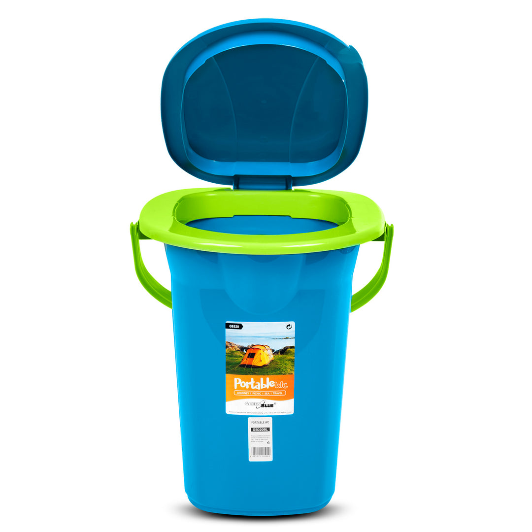 Turistická toaleta GreenBlue GB320BL modro-zelená 19L