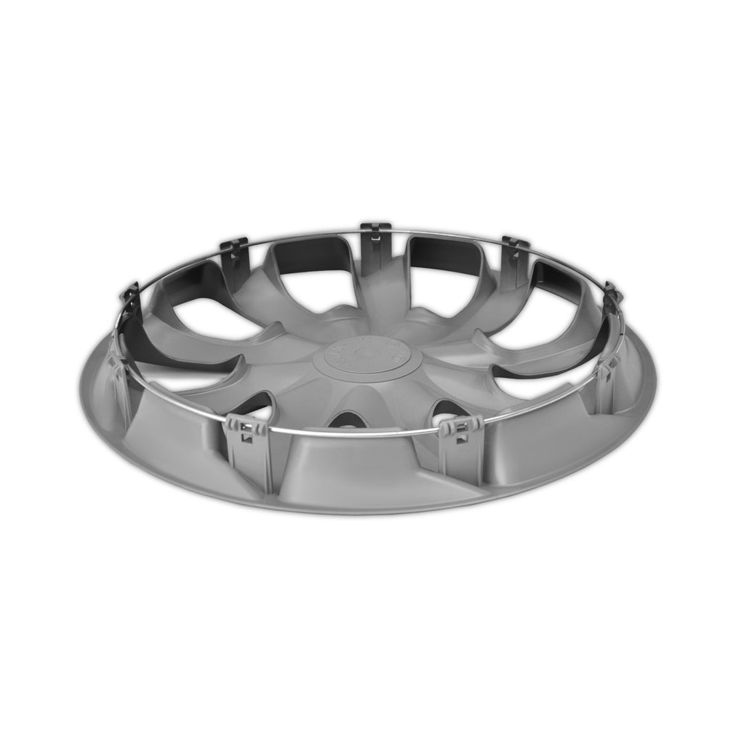 Poklice na kola 17" NRM QUAD SILVER plastové, stříbrné