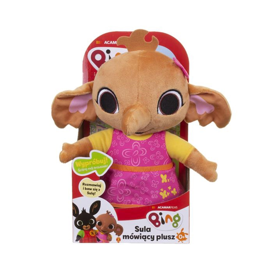 Plyšový maskot slon Bing Sula se zvukem 26cm s 15 frázemi