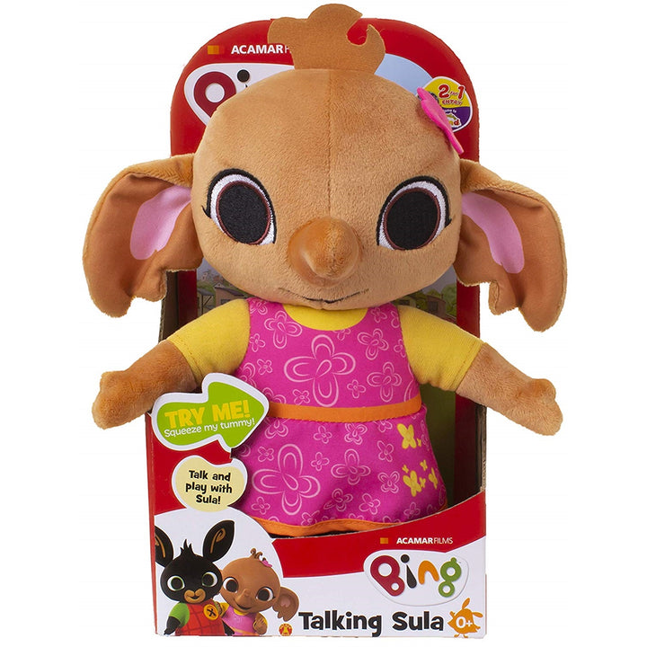 Plyšový maskot slon Bing Sula se zvukem 26cm s 15 frázemi