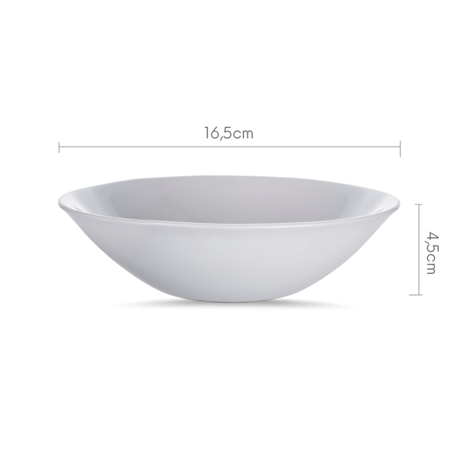 Salátová mísa Luminarc bílá 16 cm - hygienická a bezpečná pro použití