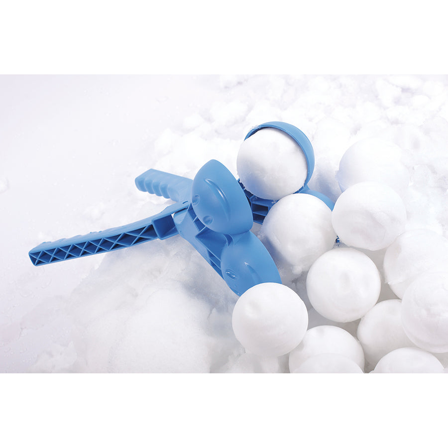 Automat na sněhovou kouli Snowballee 2 modrý - vybaven dvojitým podnosem