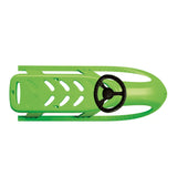 Plastové saně Prosperplast Bullet Control s volantem, zelené