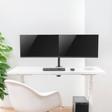 Držák na stůl pro 2 Maclean MC-884 17-32 "LCD monitory 2x 8 kg (max. 16 kg) vesa 75x75 a 100x100