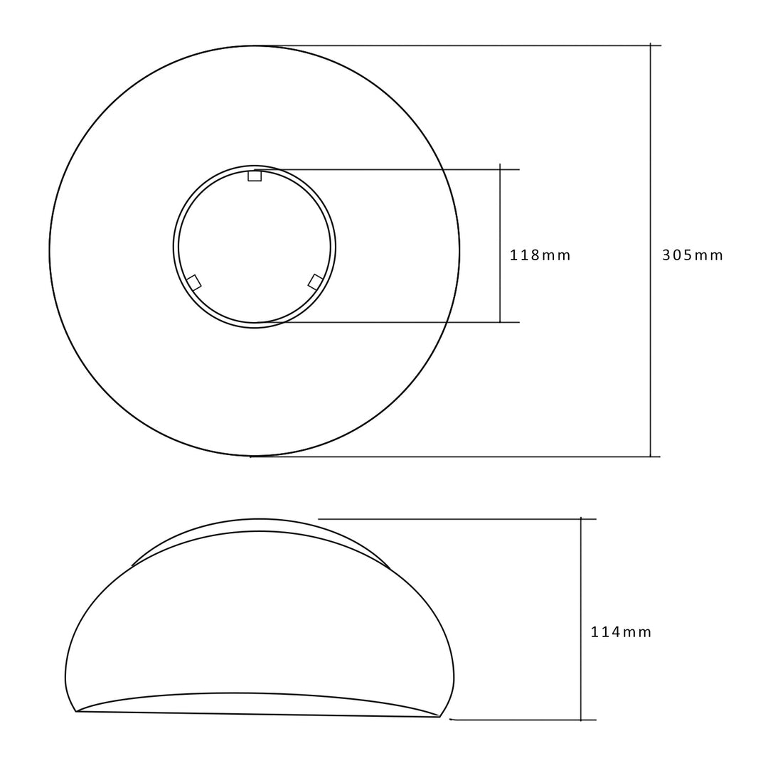 Stinidlo odrážeč Maclean Energy MCE416 pro 40W LED žárovky - MCE262