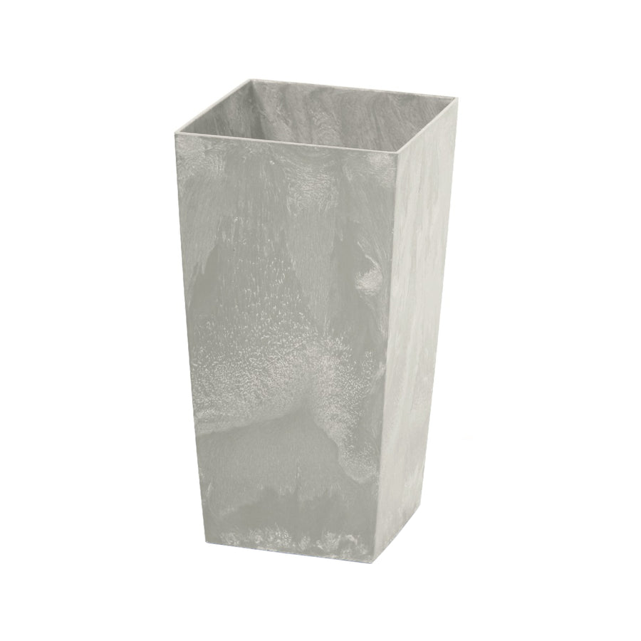 Květináč Prosperplast Urbi Square Effect DURS125B-422U - šedý