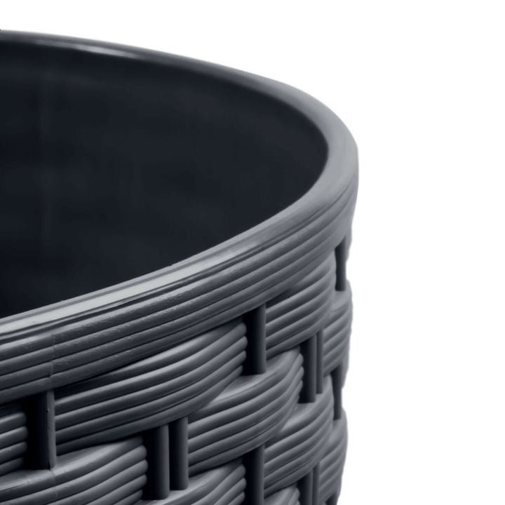 Květináč s vložkou Rato Round DRTUS400L-S433 - antracit