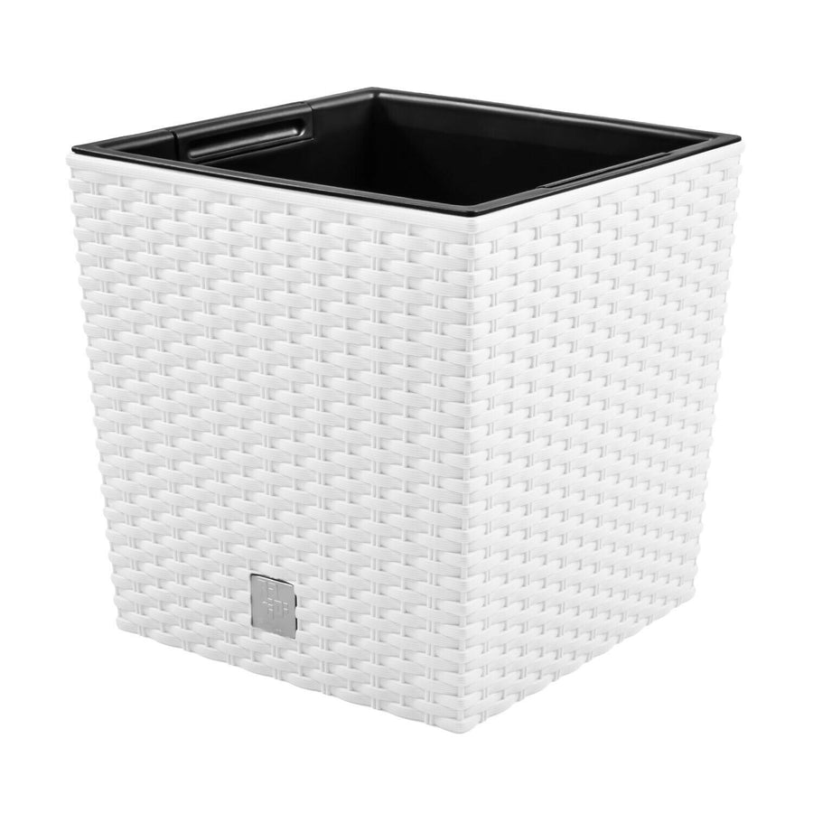 Květináč s vložkou  Rato Low  DRTS325L-S449 - bílá