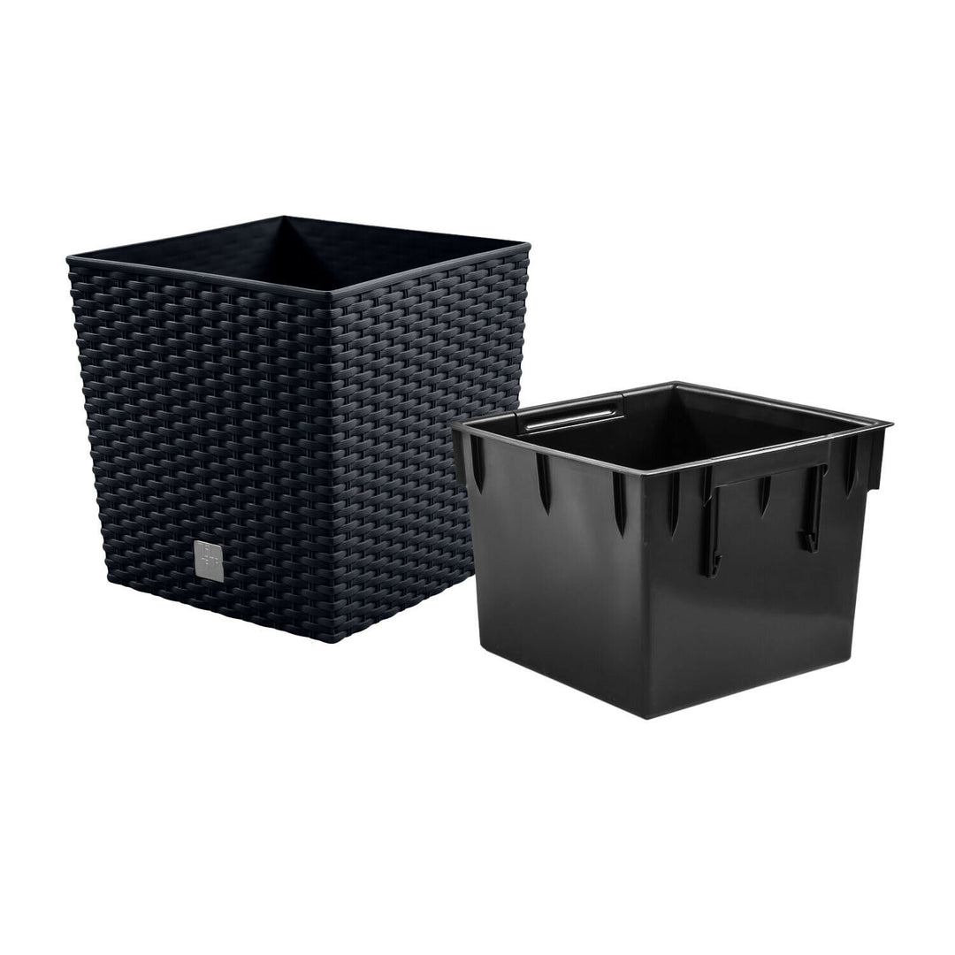 Květináč s vložkou Rato Low DRTS400L-S433 - antracit