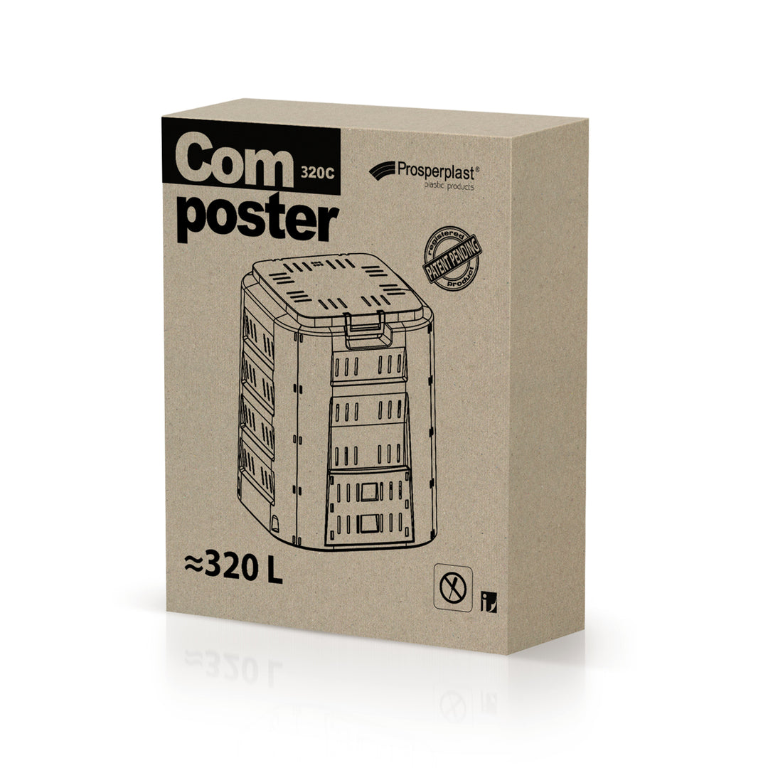 Kompostér 320L Prosperplast Compogreen IKST320C-S411 - černý