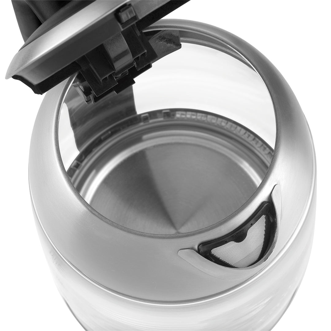 Skleněná rychlovarná konvice 1,7 l Concept RK4080 nerez