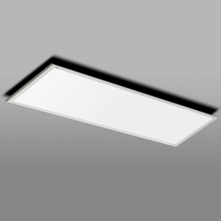 LED stropní panel štíhlý 40 W, 3 200 lm neutrální bílá (4 000 K), rastr Maclean Energy MCE545 NW 1195 x 295 x 8 mm, funkce FLICKER-FREE