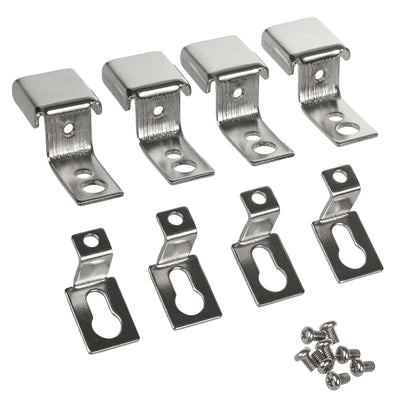 Sada montážních držáků pro LED panely 595x595mm a 1195x295mm do stropu ve tvaru Z  z manganové oceli MCE546