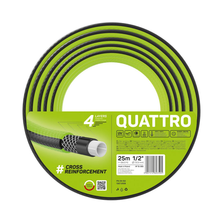 Zahradní hadice Cellfast Quattro 1/2" 25 m 4vrstvý křížový oplet