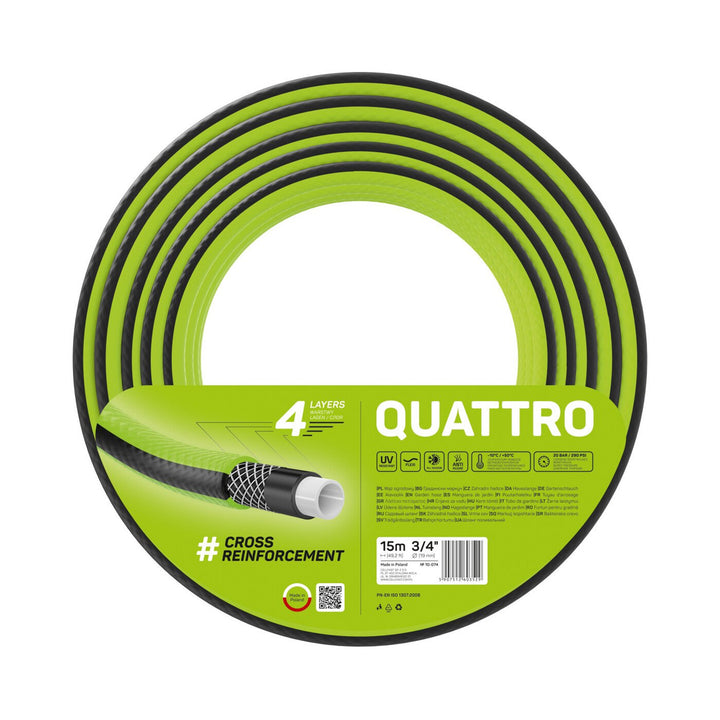 Cellfast Quattro 3/4'' 15m 4vrstvá křížová opletená zahradní hadice