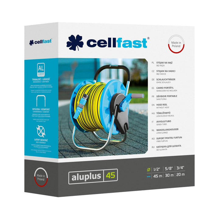 Stojan na bubnovou hadici Cellfast Aluplus 55-150 1/2 "45m