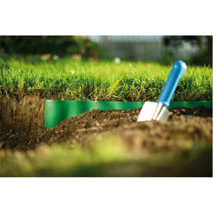 Vlnitá zahradní hrana 10 cm x 9 m Cellfast 30-001H zelená