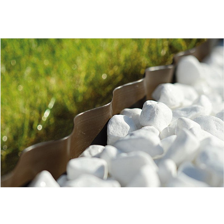 Zahradní vlnité lemování 15cm x 9m Cellfast hnědé