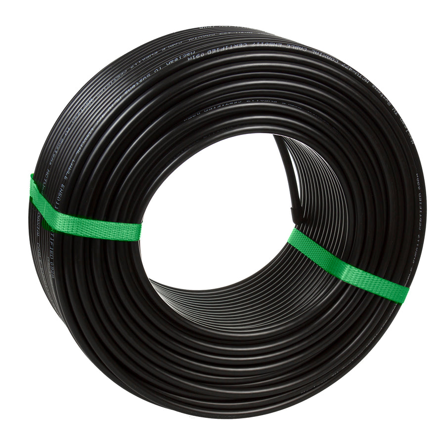 Kabel koaxiální gelový staelitní DVB-T RG6 100M Maclean MCTV-477 1,0CU + 4.6FPE + AL / P + 96 * 0,12AL + 6,8PE