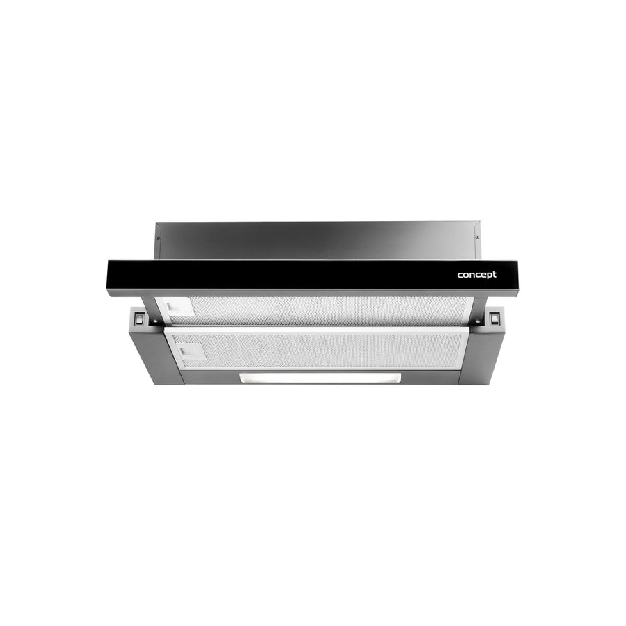 Concept OPV3560BC zapuštěný výsuvný odsavač par 60 cm - černá barva