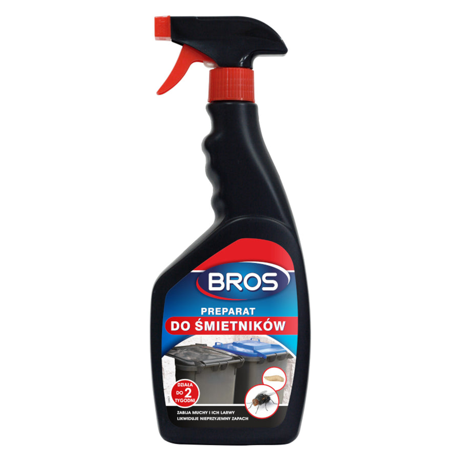 Přípravek 2v1 Bros 500 ml smetí zabije mouchy a jejich larvy