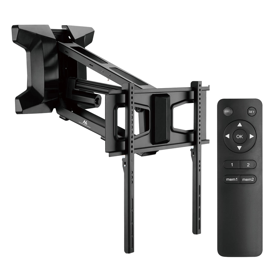 Držák Maclean TV nad krb, max. rozměry 600x400, dálkové ovládání, 37"-70", 35kg, MC-891