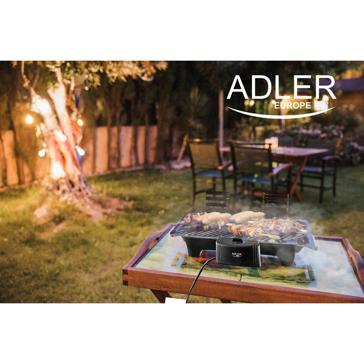 Elektrický gril se zahradním stojanem Adler AD 6602