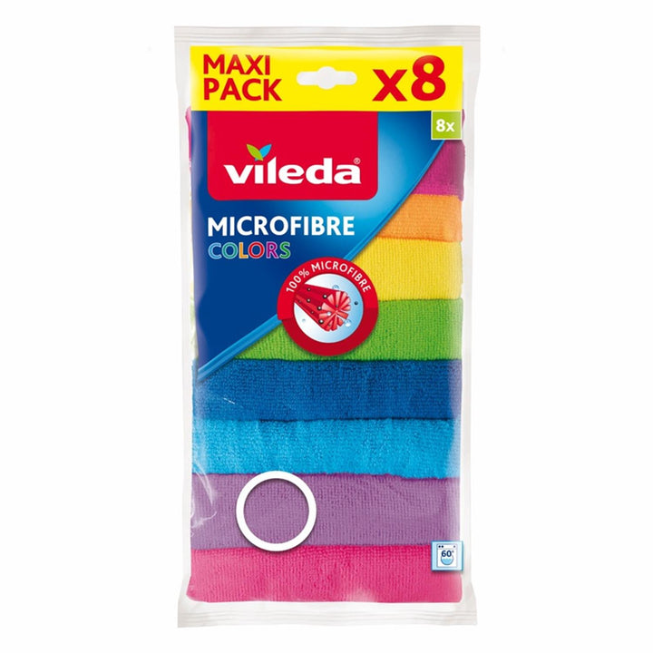 Sada 8 hadříků Vileda Microfiber Colors