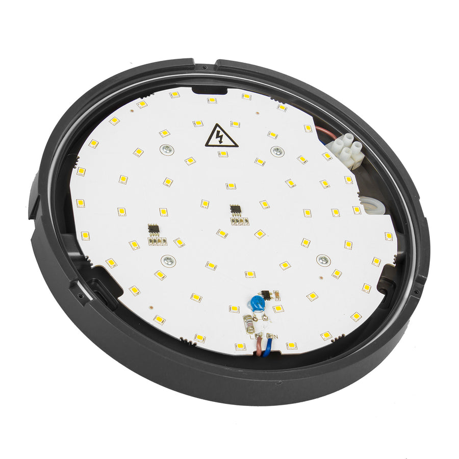 LED nástěnné a stropní svítidlo MCE342 GR 1100lm 15W IP54 Maclean Energy šedá, přírodní bílá (4000K)
