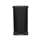Kovový odpadkový koš s pedálem CURVER DECO BIN 50L - černá barva