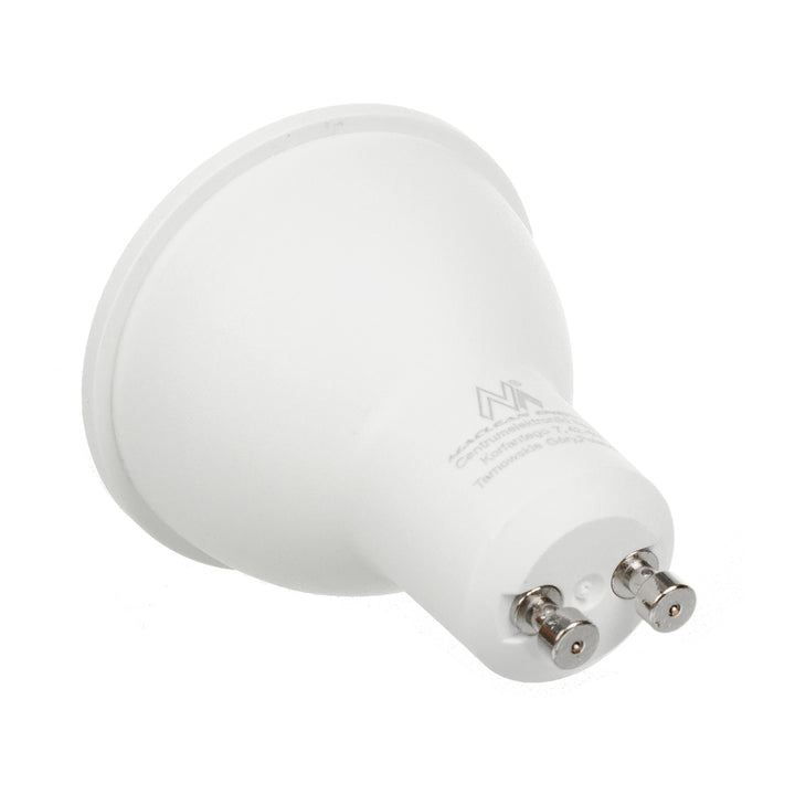 LED žárovka GU10 5W MCE435 WW, 3000K, 220-240V ~, 50 / 60Hz, 400 lumenů, barva teplá bílá