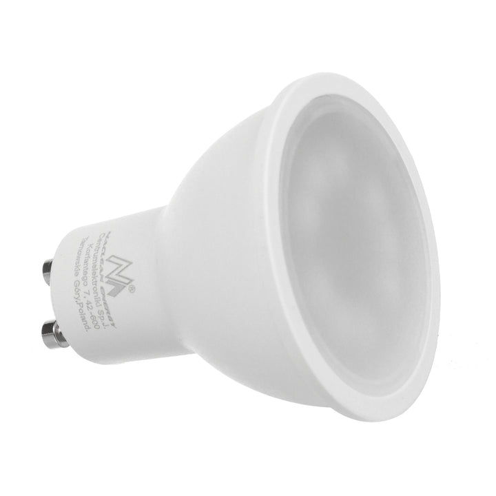 LED žárovka GU10 5W MCE435 WW, 3000K, 220-240V ~, 50 / 60Hz, 400 lumenů, barva teplá bílá