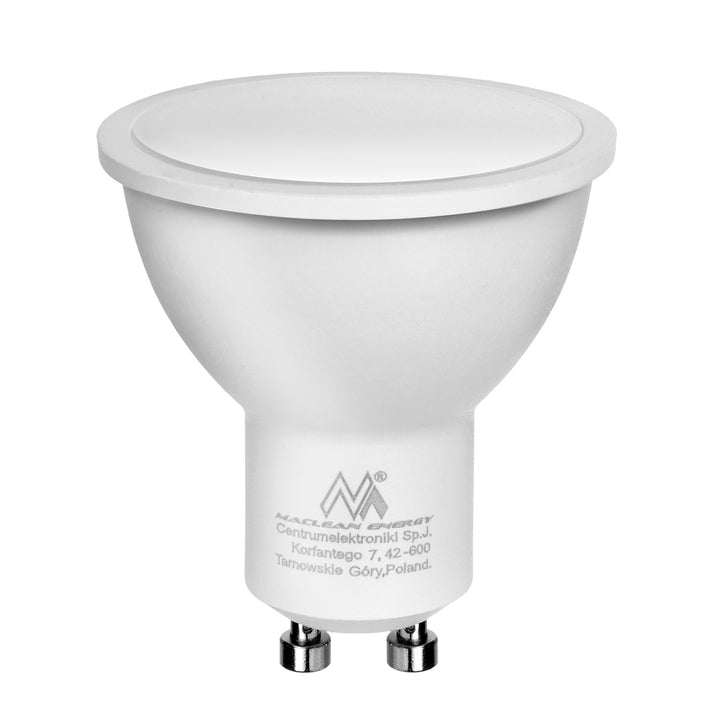 LED žárovka GU10 7W, Maclean Energy MCE437 WW, 3000K, 220-240V ~, 50 / 60Hz, 560 lumenů, teplá bílá