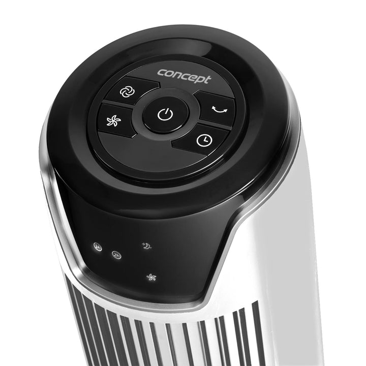Koncept sloupcový ventilátor VS5100 s dálkovým ovládáním - bílý