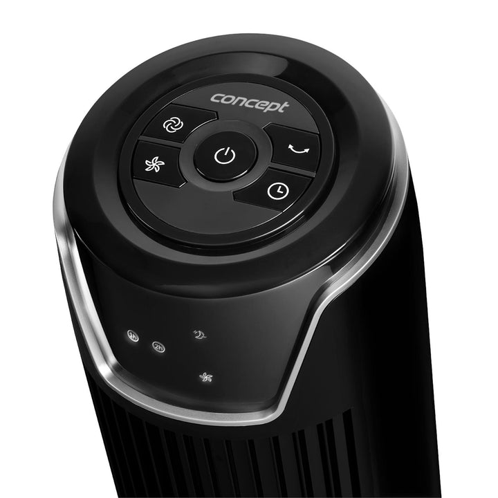 Koncept sloupcový ventilátor VS5110 s dálkovým ovládáním - černý