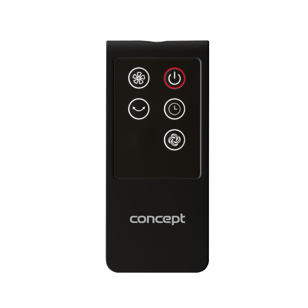 Koncept sloupcový ventilátor VS5110 s dálkovým ovládáním - černý