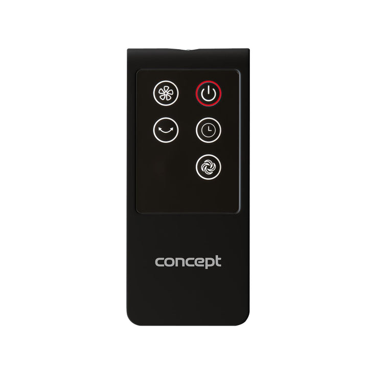 Koncept sloupcový ventilátor VS5110 s dálkovým ovládáním - černý