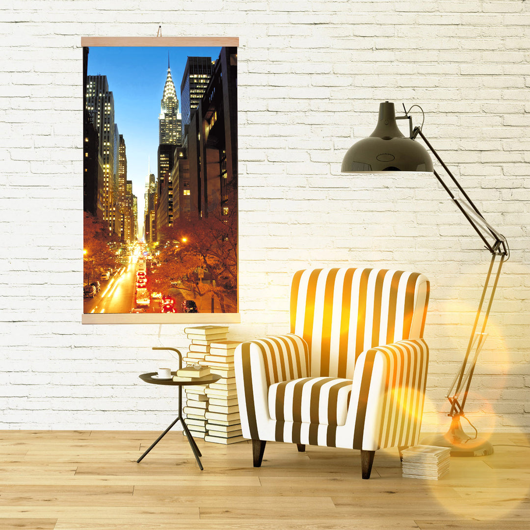 Infračervený ohřívač - flexibilní topný panel s regulátorem 430W TRIO design 2 Manhattan rozměry 100x57cm