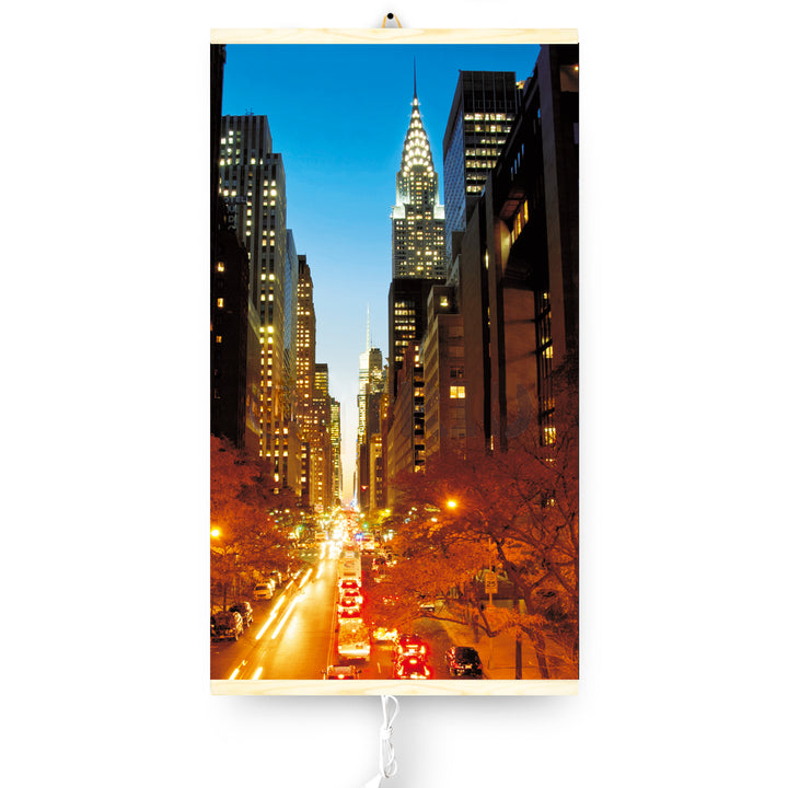 Infračervený ohřívač - flexibilní topný panel s regulátorem 430W TRIO design 2 Manhattan rozměry 100x57cm