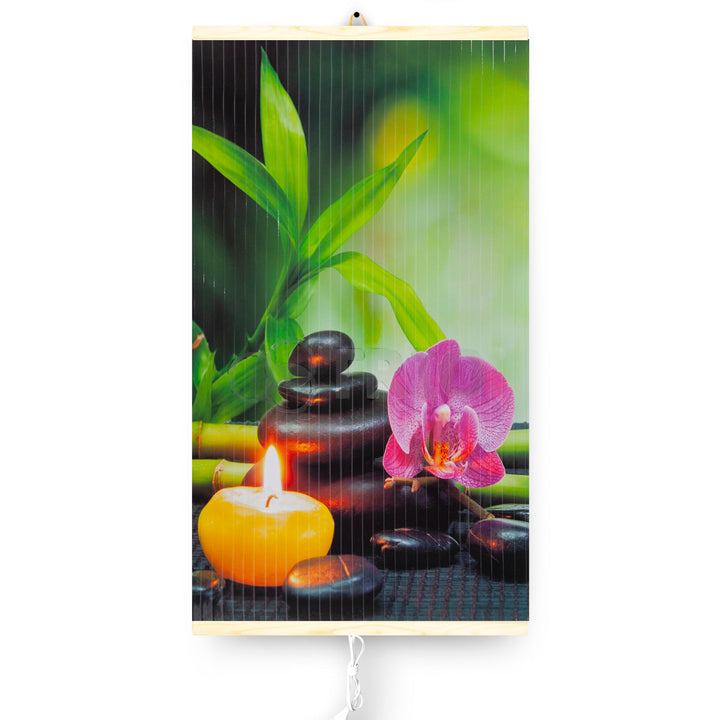 Infrazářič - flexibilní topný panel s regulátorem 430W TRIO design 3 harmony, rozměry 100x57cm